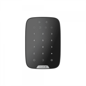 Бездротова сенсорна клавіатура з RFID-зчитувач і підтримкою Bluetooth Ajax KeyPad Plus black