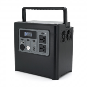 Портативна зарядна станція XO-PSA-1200W потужністю 1200W, (1229Wh/ 384000mAh), Output: 2AC+2USB+ 1Type-C+1DC +1*Cigarette Lighter Female, Black
