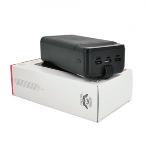 PowerBank XO-PR158 50000mAh,Input:5V/2.5A,9V/2A,12V/1.5A(Micro,Type-C,Lightning),Output: 5V/2A,9V/2A(3хUSB,Type-C),Q18,plastic,Black