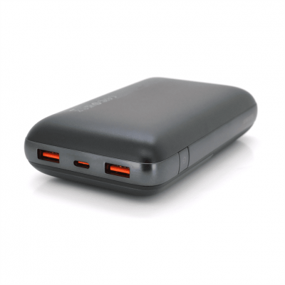 Powerbank Baseus Bipow Pro Overseas 20000mAh,Input:5V/3A,9V/2A(TypeC),Output:5V/3A,9V/2A,12V/1,5A(2хUSB),Q1,plastic,Black