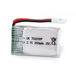 Акумулятор 7*20*30P 25C, 3.7V (350mAh), 2 контакти