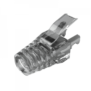 Ковпачок ізолюючий PiPo RJ-45 Cat.5/Cat.6 (100 шт/уп.), Transparent-black