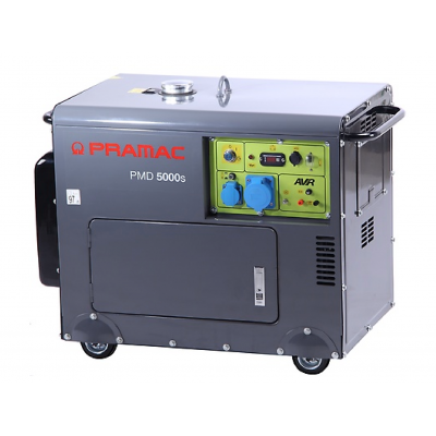 Генератор дизельный PARMAC PMD5000s, 5KW, 50HZ, 19.6A, 96dB, AVR, STARTER, 230V, объем 14,5л, расход 1,28л/ч, 910*518*682mm, 165кг ITALIA