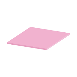 Силіконова термопрокладка HY-100-3, 100x100x1mm, Pink,> 6,0W / m-K, -40 ° ≈240 °, питома вага -2g / cm3, OEM Q100