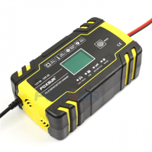 Автоматичне ЗУ для акумулятора 12V / 24V (MF, WET, AGM, GEL), FBC122408D, 100-240V, DC 13.8 / 27.6V, Струм заряду 12V / 8A 24V / 4A, LCD, крокодили в комплекті
