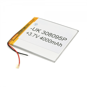 Літій-полімерний акумулятор 4 * 80 * 95mm (Li-ion 3.7В 4000мА·ч)