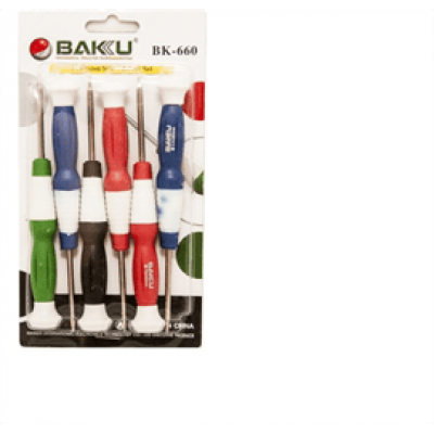Набір викруток BAKKU BK-660 (6 викруток), Blister-box