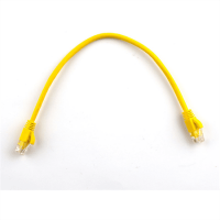 Патч-корд литий RITAR, CCA, UTP, RJ45, Cat.5e, 0,3m, жовтий Q710