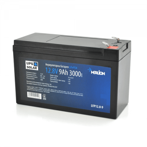 Літій-залізо-фосфатний акумулятор Merlion LiFePO4 12.8V 9AH (4S3P/BMS-10A), (151x65x97) for UPS 3000 циклів