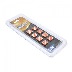 Охолоджуючий радіатор PCcooler B16, 4.4g, мідь, 14х12х5,5мм, 8 штук у блістері
