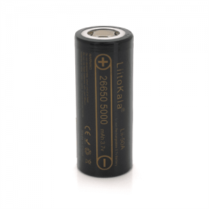 Акумулятор 26650 Li-Ion LiitoKala Lii-50A, 5000mah (5100-5500mah), 25A, 3.7V (2.5-4.2V), 2 шт в упаковці, ціна за 1 шт