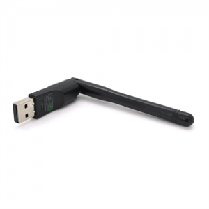 Бездротовий мережевий адаптер з антеною 10см Wi-Fi-USB LV / CL-UW07BT - 8723DU, 802.11bgn, 150MB, 2.4 GHz, WIN7 / XP / Vista / 2K / MAC / LINUX, Blister Q