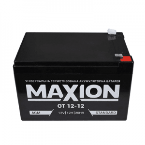 Акумуляторна батарея MAXION AGM OT 12-12 12V 12Ah (151 х 98 х 100), Q4