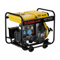 Генератор дизельний KDK7500CE, 6.9KVA, однофазний 230V, об'єм 12,5л