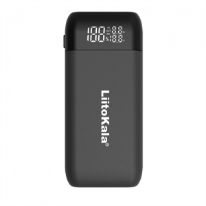 ЗУ LiitoKala Lii-MP2, функція Powerbank, USB/Type-C, LED display, підтримує Li-ion, 3.7V/1.2V AA/AAA 18650/18700/20700/217001