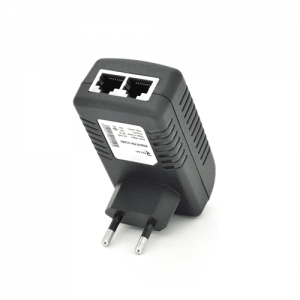 POE інжектор RITAR RT-PIN-18 / 18EU, 18V 1A (18Вт) з портами Ethernet 10/100 Мбіт / с, EU PLUG