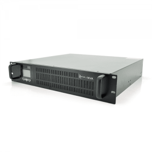 ДБЖ з правильною синусоїдою ONLINE Ritar RT-1KS-LCD, RACK 1000VA (900Вт), 24 В, Вбудована батарея 12V 7,5 Ah х 2 шт (482 * 440 * 87), Q2