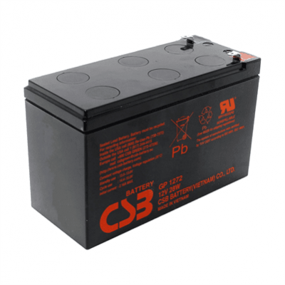 Акумуляторна батарея CSB GPL1272F2, 12V 7,2Ah (151х65х100мм) 2,63кг Q10