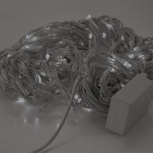 Гірлянда 480LED (Водоспад) White HOT, 8 режимів, 3 * 2метра, біла ізоляція, BOX