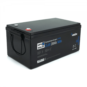 Літій-залізо-фосфатний акумулятор Merlion LiFePO4 25.6V 200AH (8S1P/BMS-100A), (522x268x218), 3000 циклів
