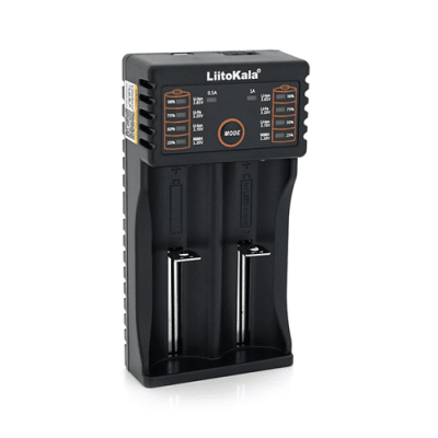 ЗП універсальний Liitokala lii-202, 2 канали, LCD дисплей, підтримує Li-ion, Ni-MH і Ni-Cd AA (R6), ААA (R03), AAAA, С (R14)