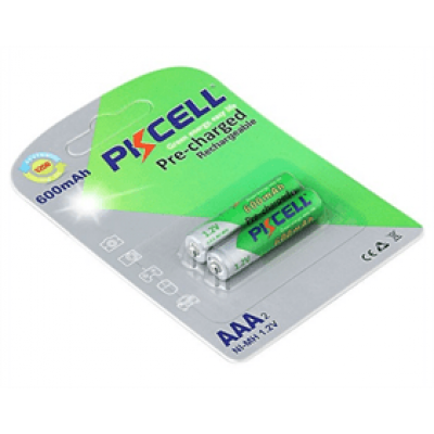 Акумулятор PKCELL 1.2V AAA 600mAh NiMH Already Charged, 2 штуки в блістері ціна за блістер, Q12