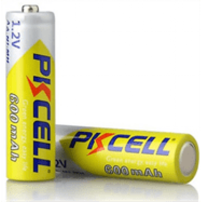 Акумулятор PKCELL 1.2V AA 600mAh NiMH Rechargeable Battery, 2 штуки в блістері ціна за блістер, Q
