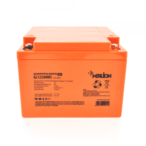 Акумуляторна батарея MERLION GL12260M5 12 V 26 Ah (165 х 125 х173 ) Orange Q1