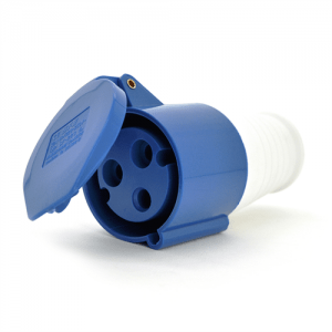 Розетка накладна SF-223, 3 полюси, 2Р + E, 32А, 380V, IP44