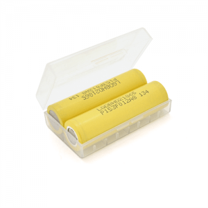 Акумулятор 18650 Li-Ion LG LGDBHE21865, 2500mAh, 35A, 4.2 / 3.6 / 2.5V, Yellow, PVC BOX, 2 шт. в упаковці, ціна за 1 шт