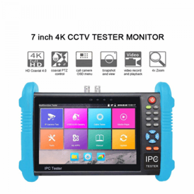 7-дюймовий тестер IP-камер і AHD, CVI, TVI, CVBS з підтримкою WIFI і Micro SD карти IPC-9800ADH Plus
