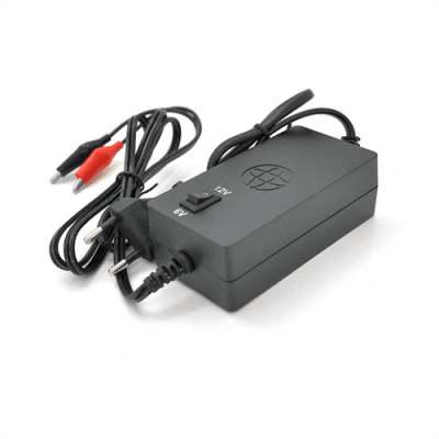 Автоматичне ЗУ для акумулятора 6V / 12V (MF, WET, AGM, GEL), ONK-6V12V1500, 100-240V, Струм заряду 6 / 12V / 1500mA, крокодили в комплекті