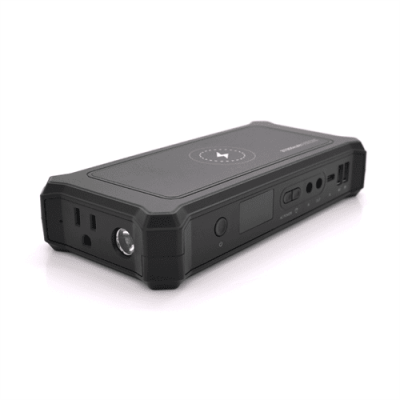 Портативний PowerBank потужністю 100W, 27000mAh (99.9Wh), 2xUSB-A Output: 5V/3.5A, DC Output: 12V/10A, Wireless Charger: 10W, LED, Q6