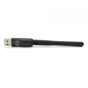 Бездротовий мережевий адаптер з антеною 10см Wi-Fi-USB LV / CL-UW07D - 8723DU, 802.11bgn, 150MB, 2.4 GHz, WIN7 / XP / Vista / 2K / MAC / LINUX, Blister