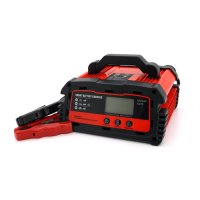 Автоматичний ЗП для акумулятора DEMUDA 12V/24V (WET, AGM, GEL), AC110/220V, DC14,8В/29,6В, Струм заряду 12V/20A, 24V/10A, LCD, затискачі