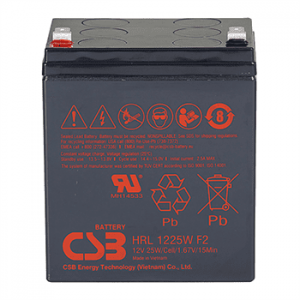 Акумуляторна батарея CSB HRL1225WF2, 12V 5.8Ah (101х70х90мм)