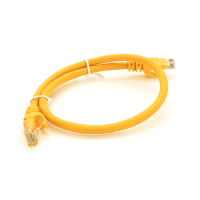 Патч-корд литий RITAR, UTP, RJ45, Cat.6, 0.5m, жовтий, Cu (мідь)