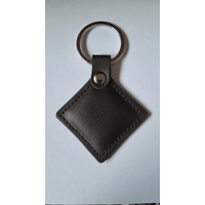 Безконтактний брелок IC MIFARE 13,56 МГц(MF-Leather ) у шкіряному чохлі, колір коричневий