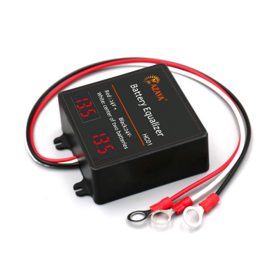 Балансир HС01 для акумуляторних батарей AGM, GEL, Li-ion, LiFePo4, 2x12V, 5A, LED індикація, 70x70x27mm