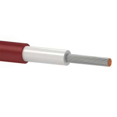 Кабель Одескабель H1Z2Z2-K 1*6 red 6 mm2, котушка.500м, червоний