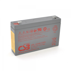 Акумуляторна батарея CSB HRL634WF2FR, 6V 9Ah (151х34х99мм) Q10