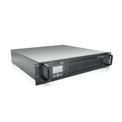 ДБЖ з правильною синусоїдою ONLINE Ritar RT-3KS-LCD, RACK 3000VA (3700Вт), 72 В, Вбудована батарея 12V 7,5 Ah х 6 шт (482 * 600 * 87), Q1