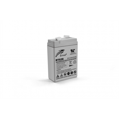 Акумуляторна батарея AGM RITAR RT628, Gray Case, 6V 2.8Ah ( 66х34х 97 (103 ) ) Q25