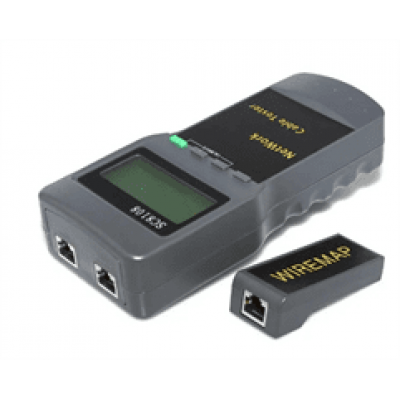 Кабельний тестер професійний Merlion SC8108, RJ-45 з пошуком обриву кабелю
