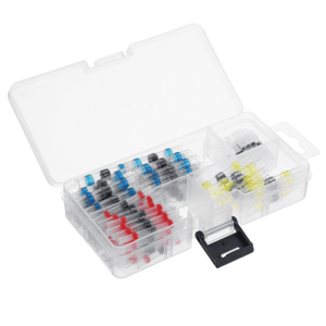 Набор термоусадочних гільз з припоєм Q100 Red 0.5-1.50mm² (35) Blue 1.50-2.50mm² (30)Yellow 4.00-6.00mm² White(25)0.25-0.35mm² (10)