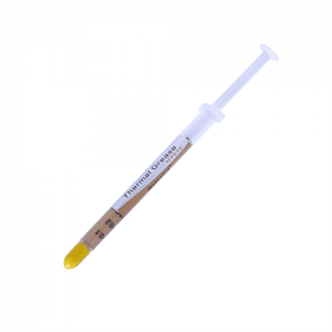 Паста термопровідна HY-610 3g, шприц, Gold,> 3,05W / m-K, <0.073 ° C-in² / W, -30 ° ≈280 °, В'язкість -1K cPs, OEM Q20