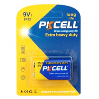 Батарейка сольова PKCELL 9V / 6LR61, крона, 1 штука в блістері ціна за блістер, Q10