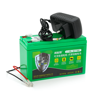 Аккумуляторна батарея літієва 12 V 14A с елементами Li-ion 18650 (150X65X94) вага 966 грамм + зарядний пристрій 12,6V 2A