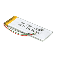 Літій-полімерний акумулятор 4 * 40 * 105mm (Li-ion 3.7В 2500мА·ч)