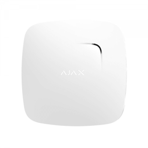 Бездротовий датчик детектування диму Ajax FireProtect white